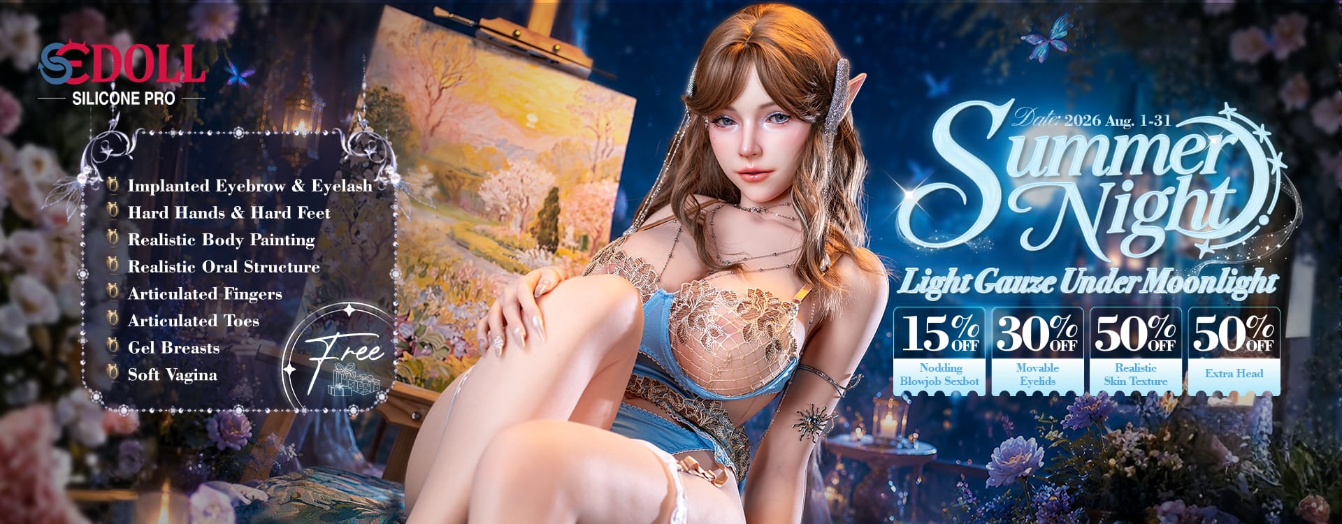 Promotion Aout 2026 SEdoll Full Silicone